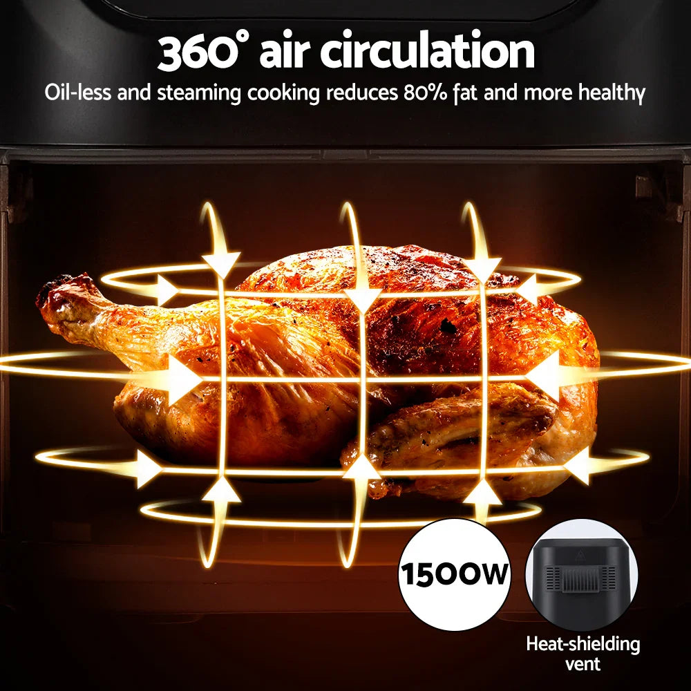 Devanti Air Fryer 5L W/ LCD Touch 1500W - Flea Market