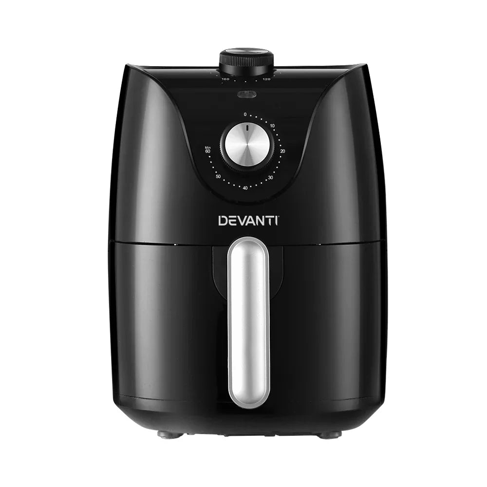 Devanti Air Fryer 2.5L Knob Fryers - Flea Market