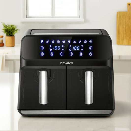 Devanti Air Fryer 8L Dual Zone Fryers - Flea Market