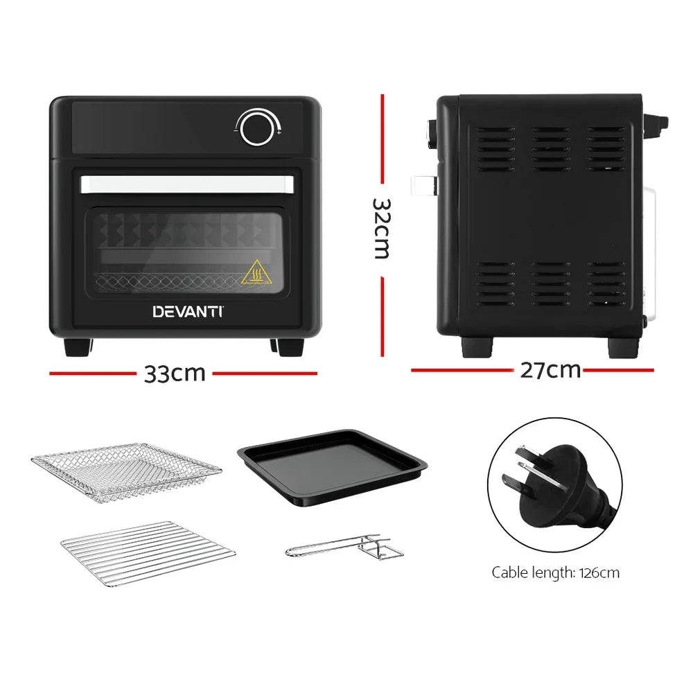 Devanti Air Fryer 15L LCD Fryers Oven - Flea Market
