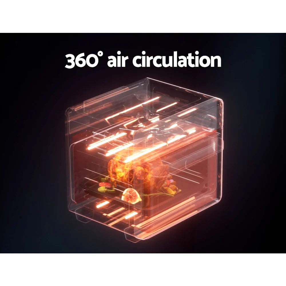 Devanti Air Fryer 15L LCD Fryers Oven - Flea Market