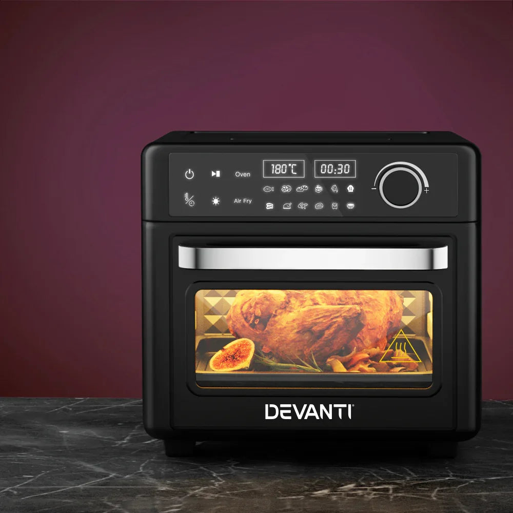 Devanti Air Fryer 15L LCD Fryers Oven - Flea Market