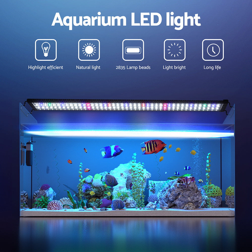 Aquarium LED Light 90cm Full Spectrum Plant Fish Tank 5-Colour - i.Pet