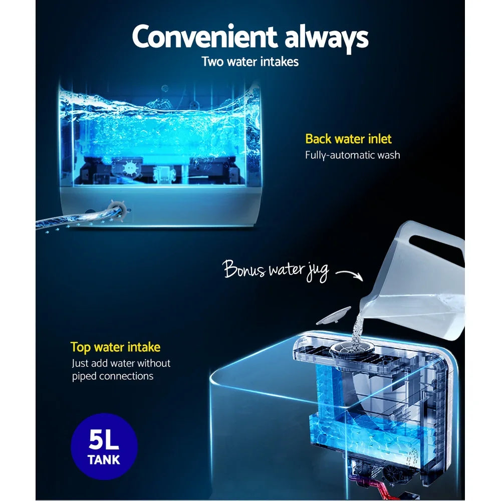 Devanti 3 Place Benchtop Dishwasher - White