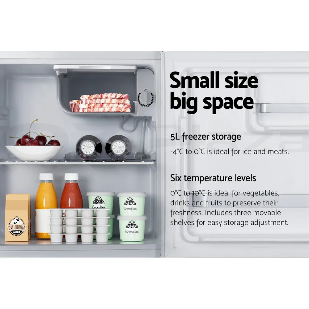 Devanti 48L Bar Fridge - White