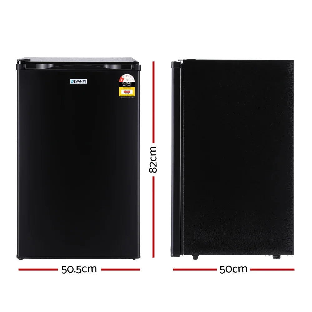 Devanti 110L Bar Fridge - Black