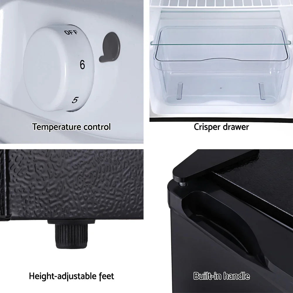 Devanti 110L Bar Fridge - Black