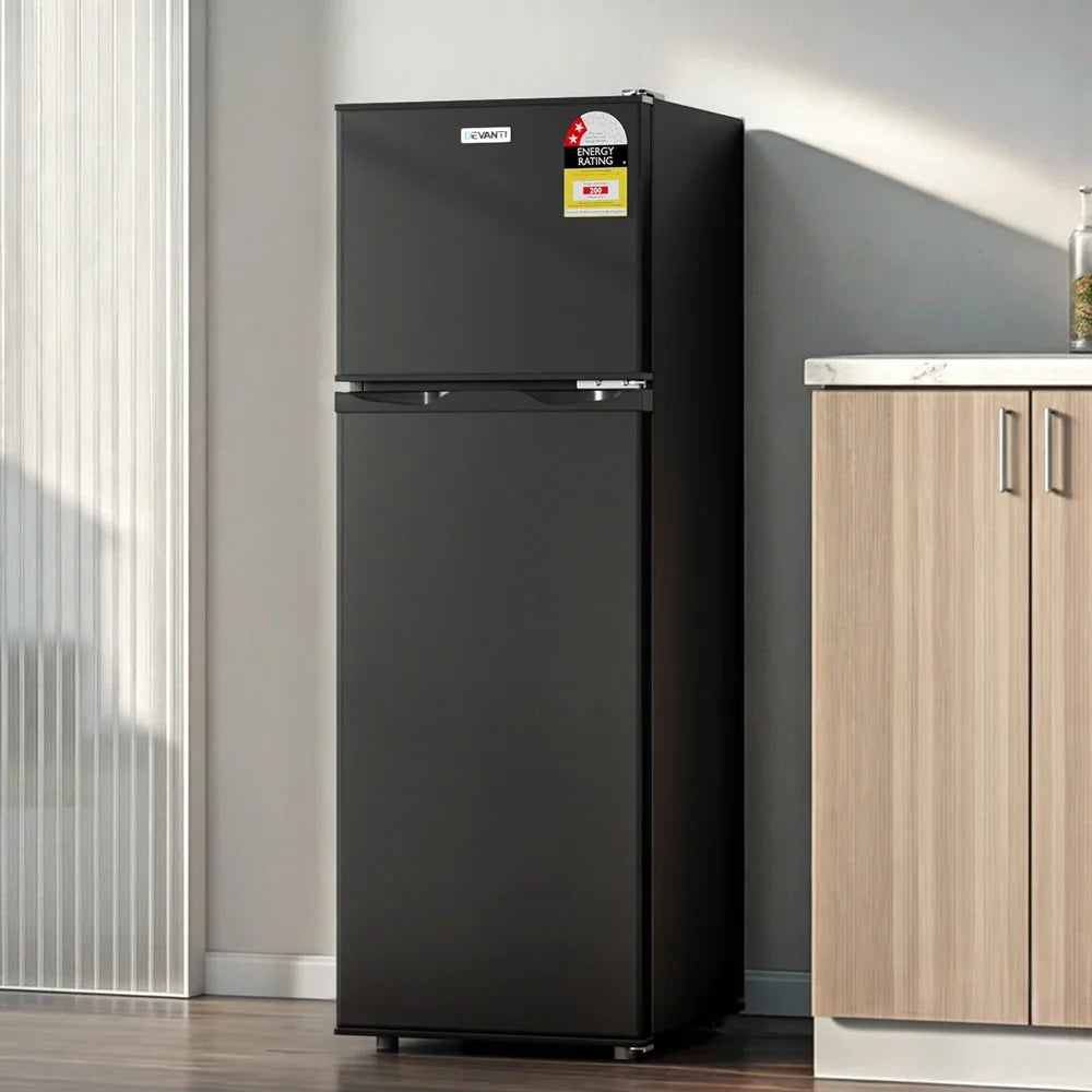 Devanti 122L Bar Fridge with Freezer - Black