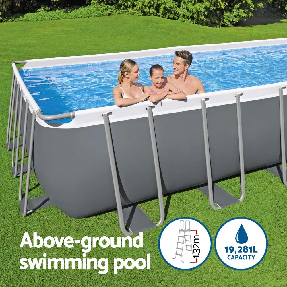 Bestway 640x274x132cm Steel Frame Pool - 19281L with Pump & Ladder