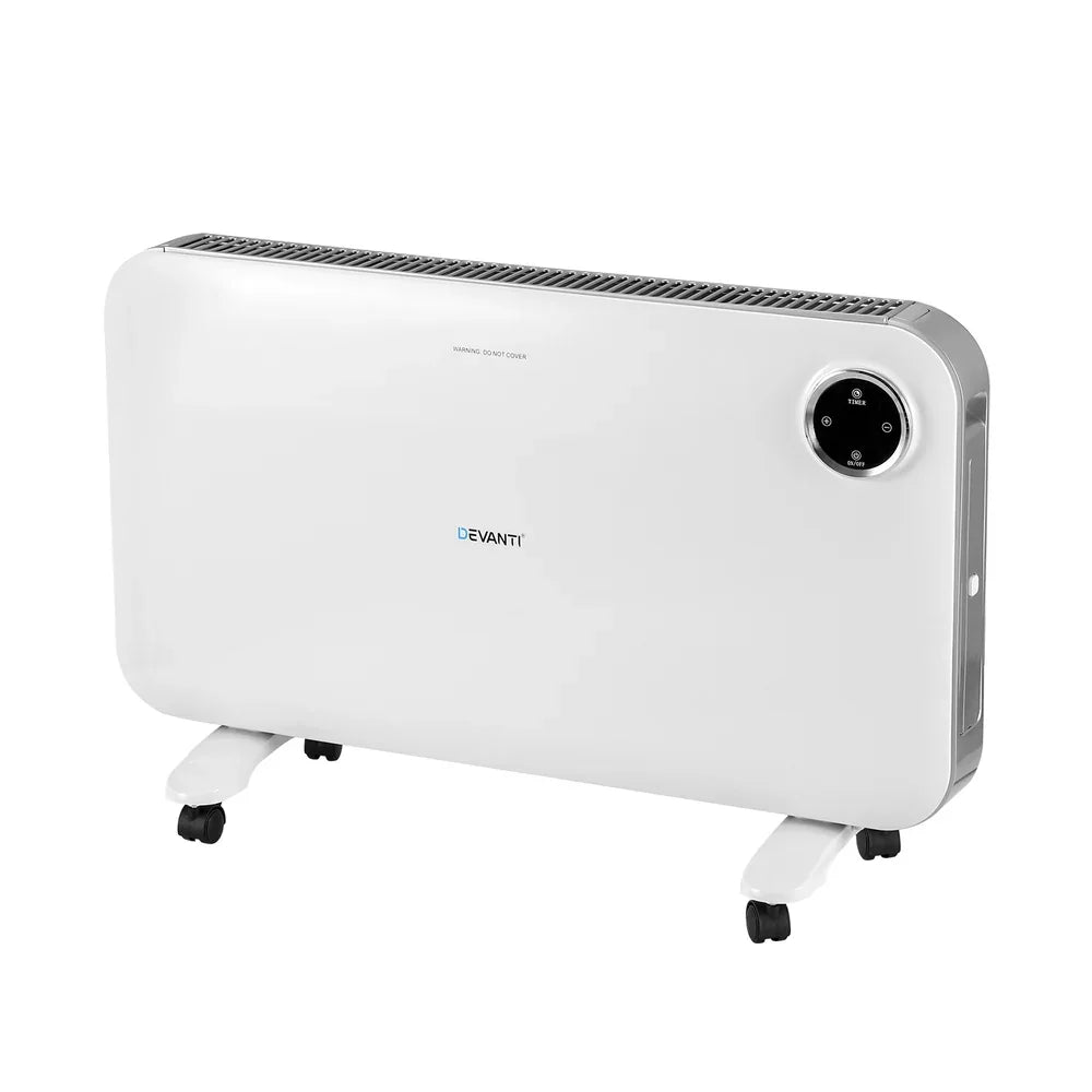 Devanti Electric Convection Heater Panel White 2000W - Flea Market