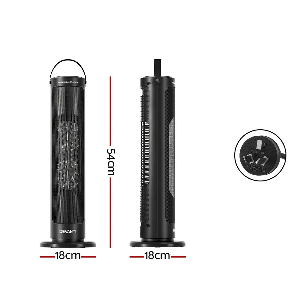 Devanti Ceramic Tower Heater 2000W - Flea Market