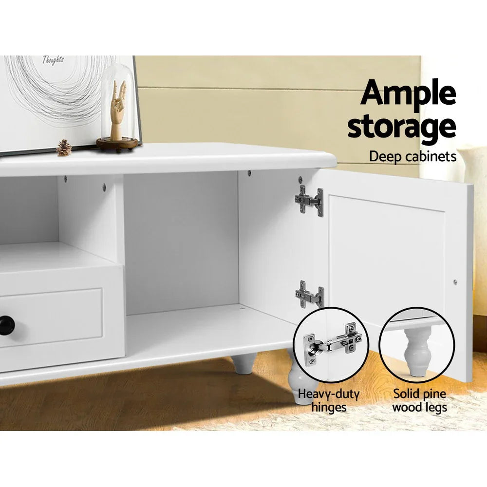 Artiss TV Cabinet Entertainment Unit 160cm White Kubi - Flea Market