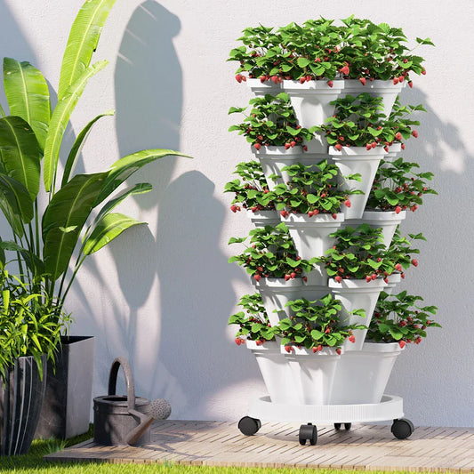 Green Fingers Garden Bed 5 Tier Vertical Garden - Flea Market