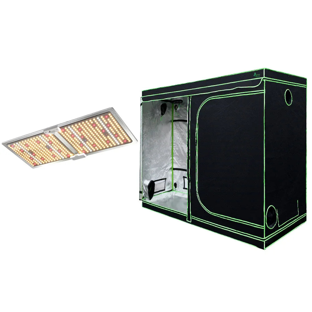 Green Fingers Grow Tent Light Kit 240x120x200CM 2200W LED Full Spectrum - Flea Market
