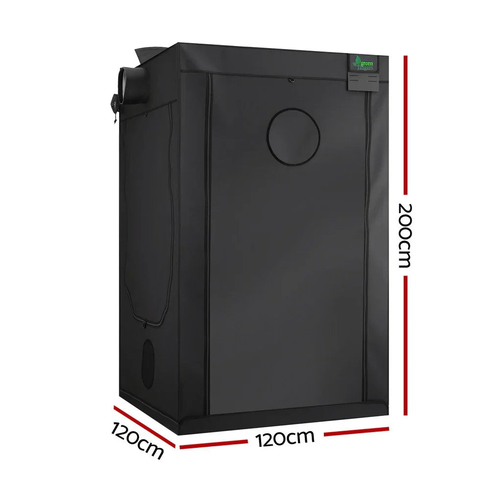 Green Fingers Grow Tent Kits 120x120x200cm Hydroponics Indoor Grow System - Flea Market