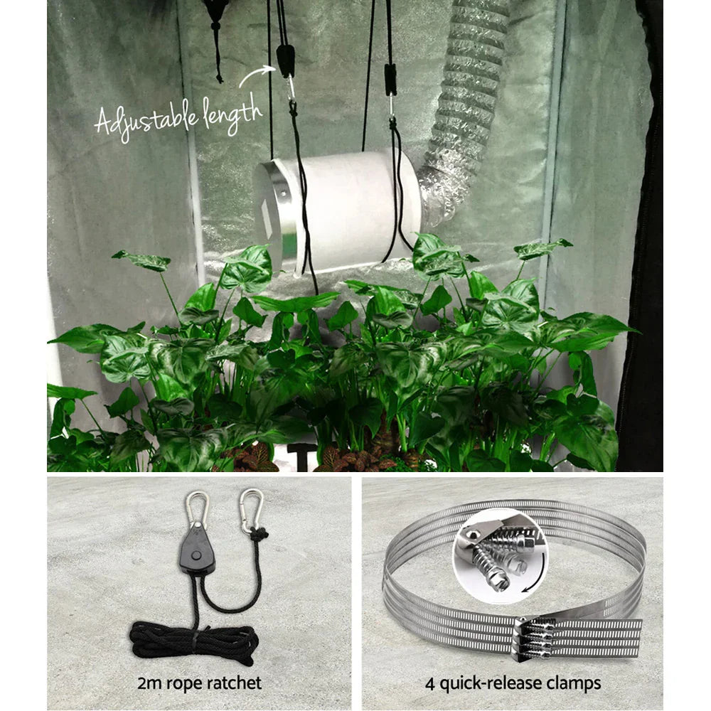 Green Fingers 6"Ventilation Kit Fan Hydroponics Grow Tent Kit Carbon Filter Duct,Green Fingers 6"Ventilation Kit Fan Hydroponics Grow Tent Kit Carbon Filter Duct - Flea Market