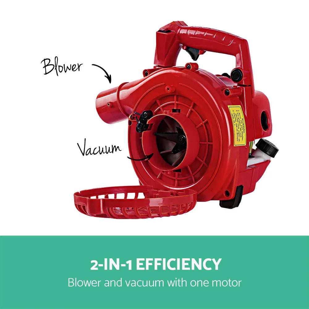 Giantz 36CC Petrol Leaf Blower Garden Vacuum Handheld Commercial