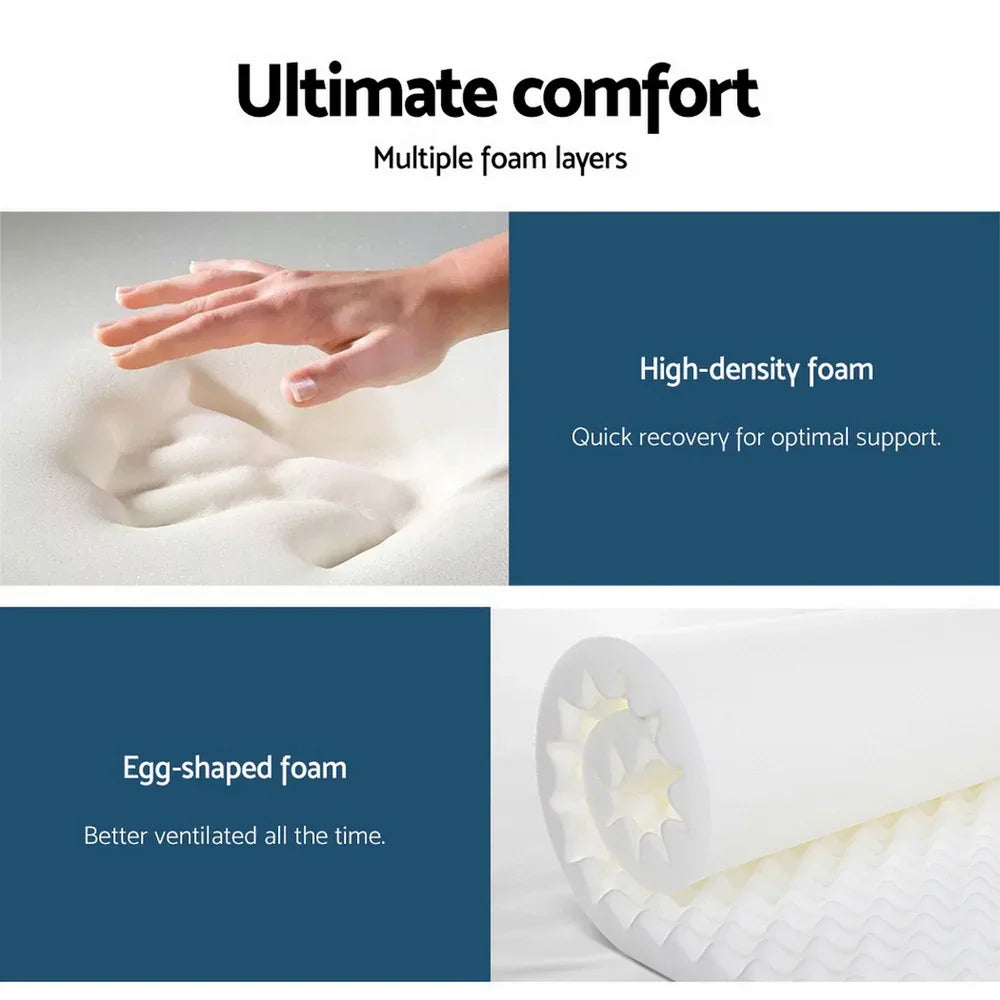 Giselle Bedding 28cm Mattress Super Firm Queen - Flea Market