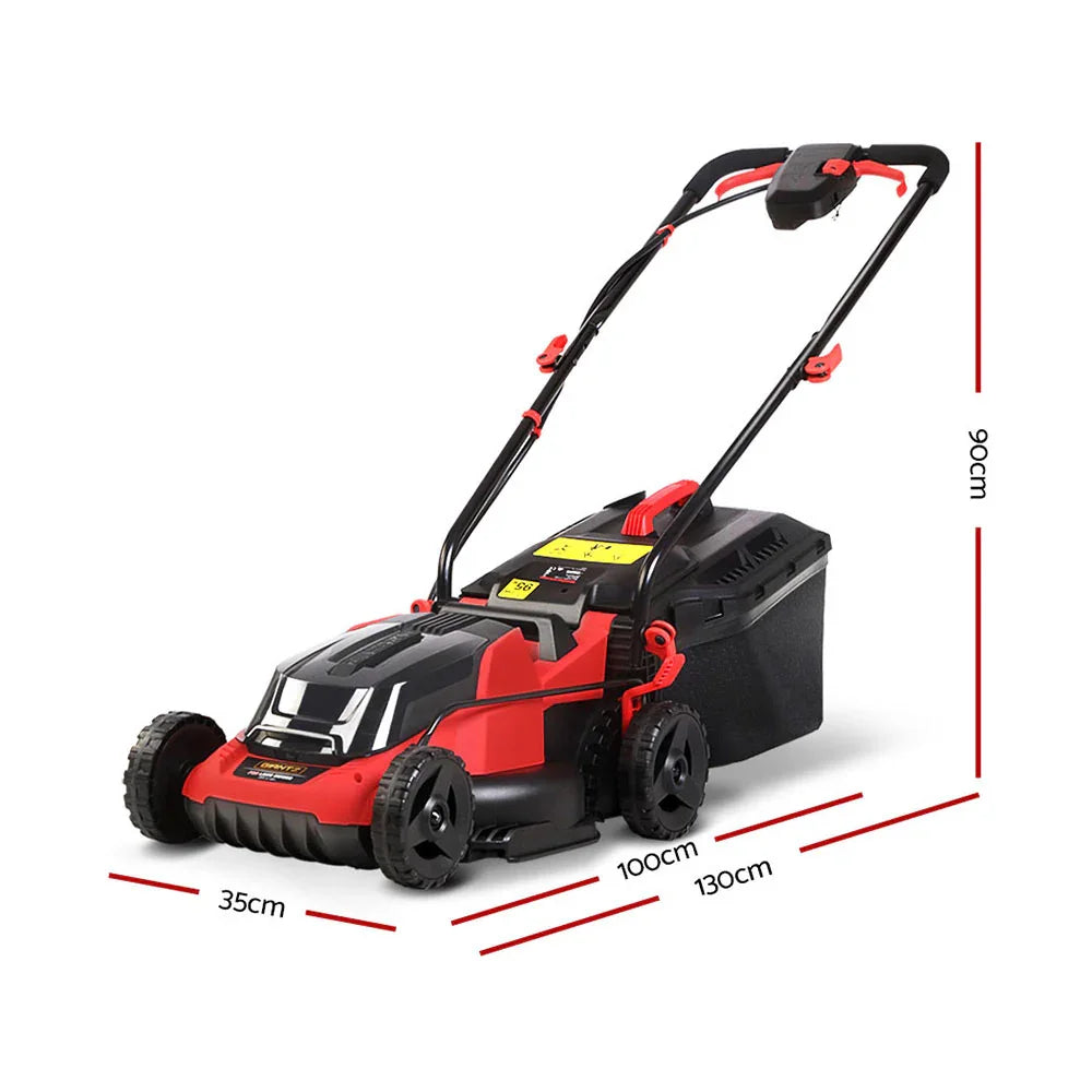 Giantz 40V Cordless Electric Lawn Mower 34cm Battery Powered