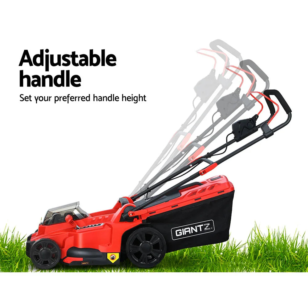 Giantz 40V Cordless Electric Lawn Mower 37cm Battery Powered