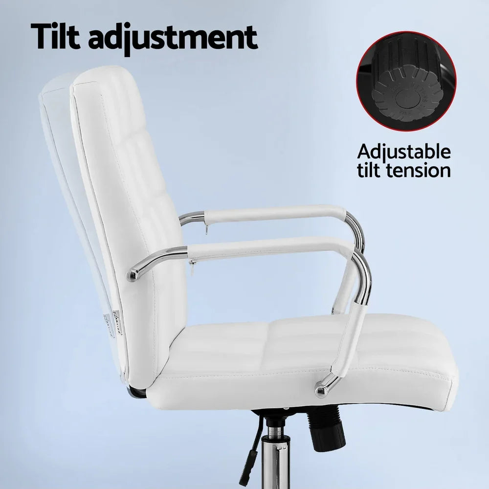 Artiss Office Chair Seat PU Work Computer Desk Chairs - Flea Market