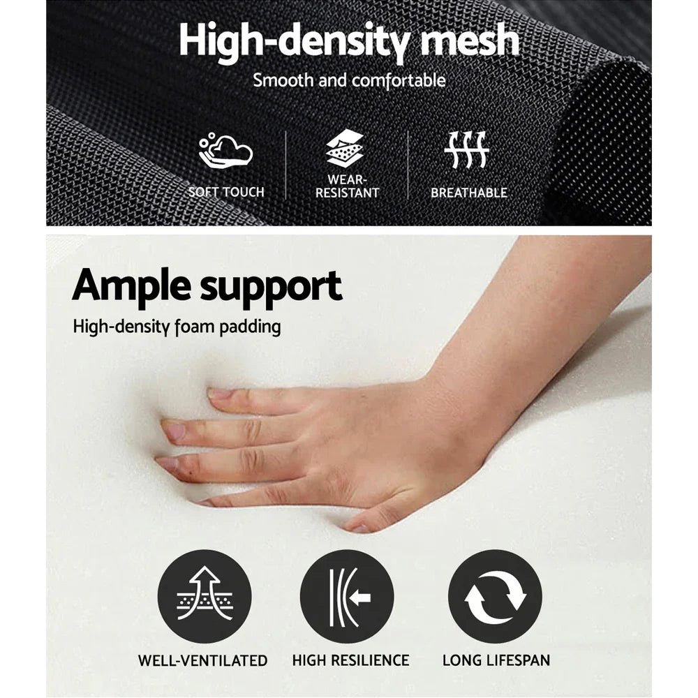 Artiss Mesh Office Chair Recliner Black - Flea Market