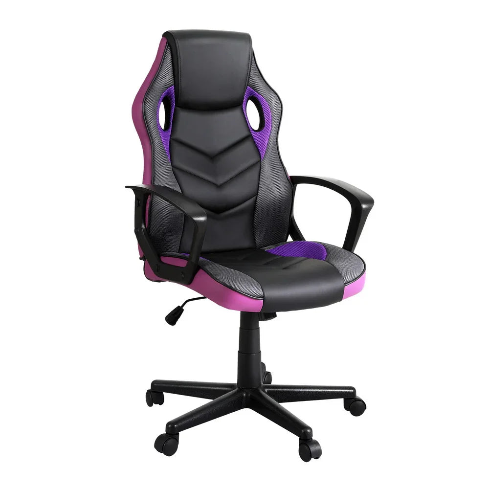 Artiss Gaming Office Chair Computer Chairs Purple - Flea Market