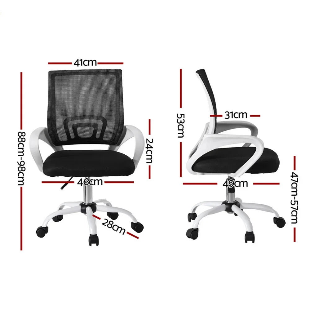 Artiss Office Chair Mesh Computer Gaming Desk Chairs Work Study Mid Back - Flea Market