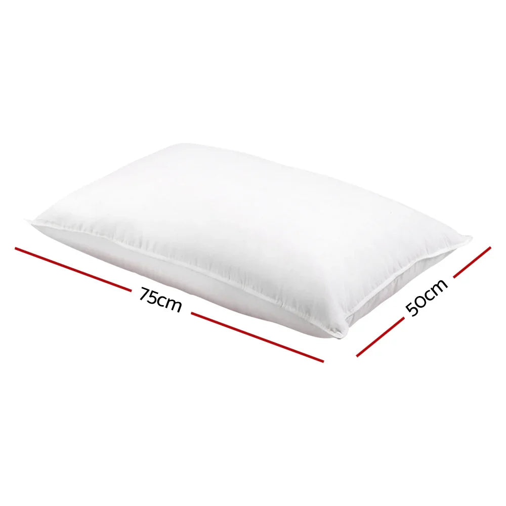 Giselle Bedding Goose Feather Down Pillow Twin Pack - Flea Market