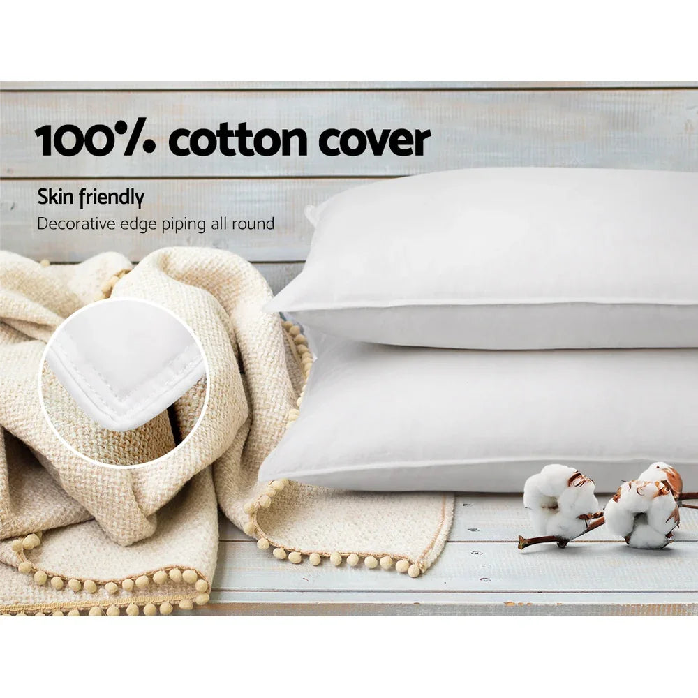 Giselle Bedding Goose Feather Down Pillow Twin Pack - Flea Market