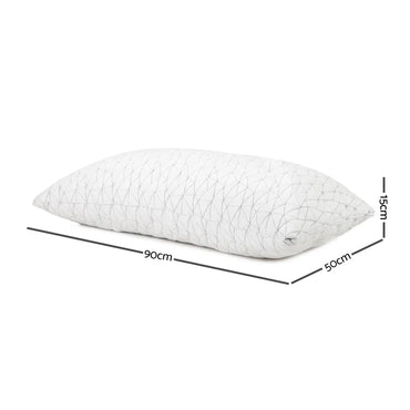 Giselle Bedding Memory Foam Pillow King Size Twin Pack - Flea Market