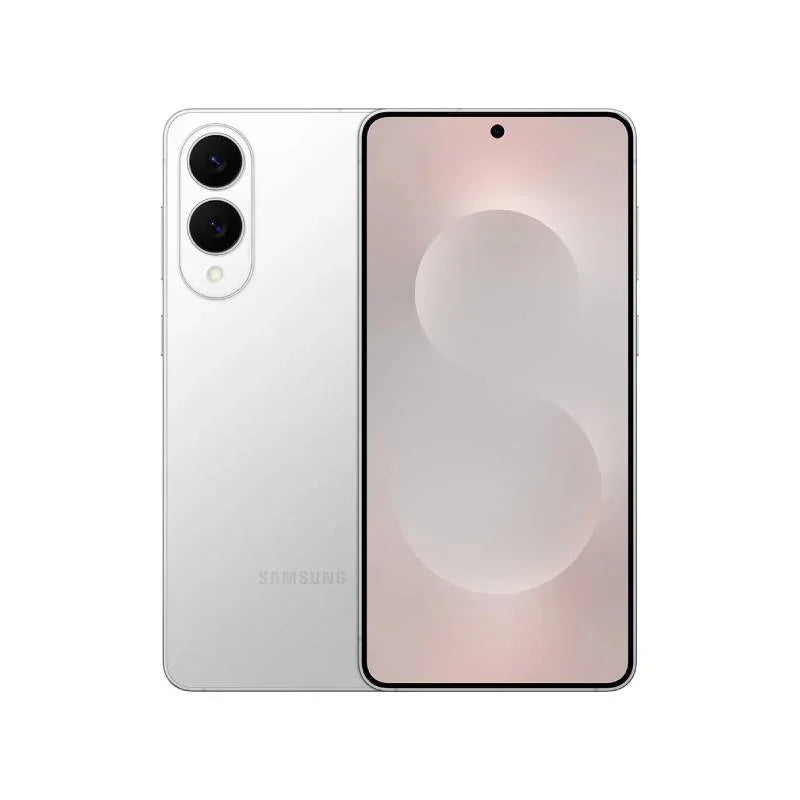 Samsung Galaxy S25 Edge S9370 in titanium silver showing front and back, Flea Market AU