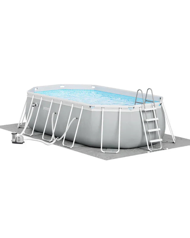 Intex 503x274x122cm Prism Frame Pool - 16ft Rectangular with Pump