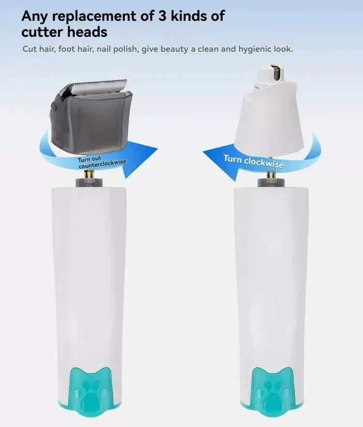 7-in-1 Pet Grooming Vacuum - Low Noise Hair Removal System