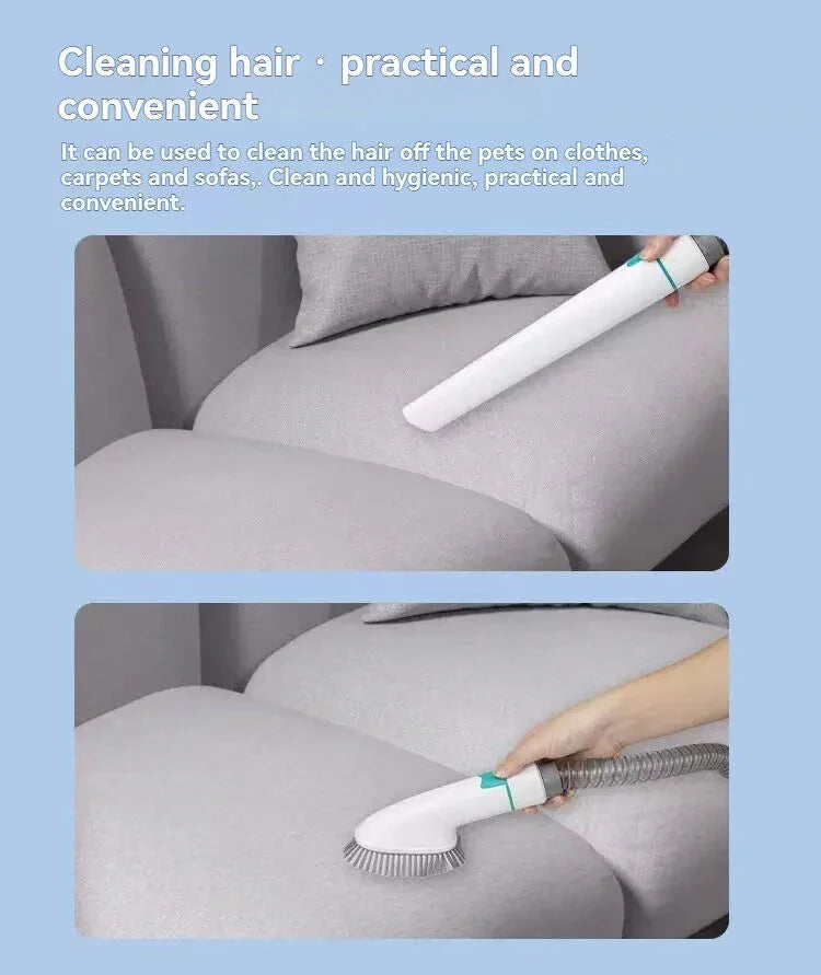 7-in-1 Pet Grooming Vacuum - Low Noise Hair Removal System