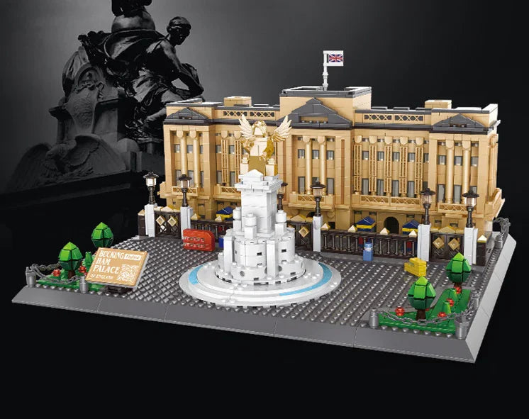 Buckingham Palace Building Blocks Model - Iconic Landmark Display Set