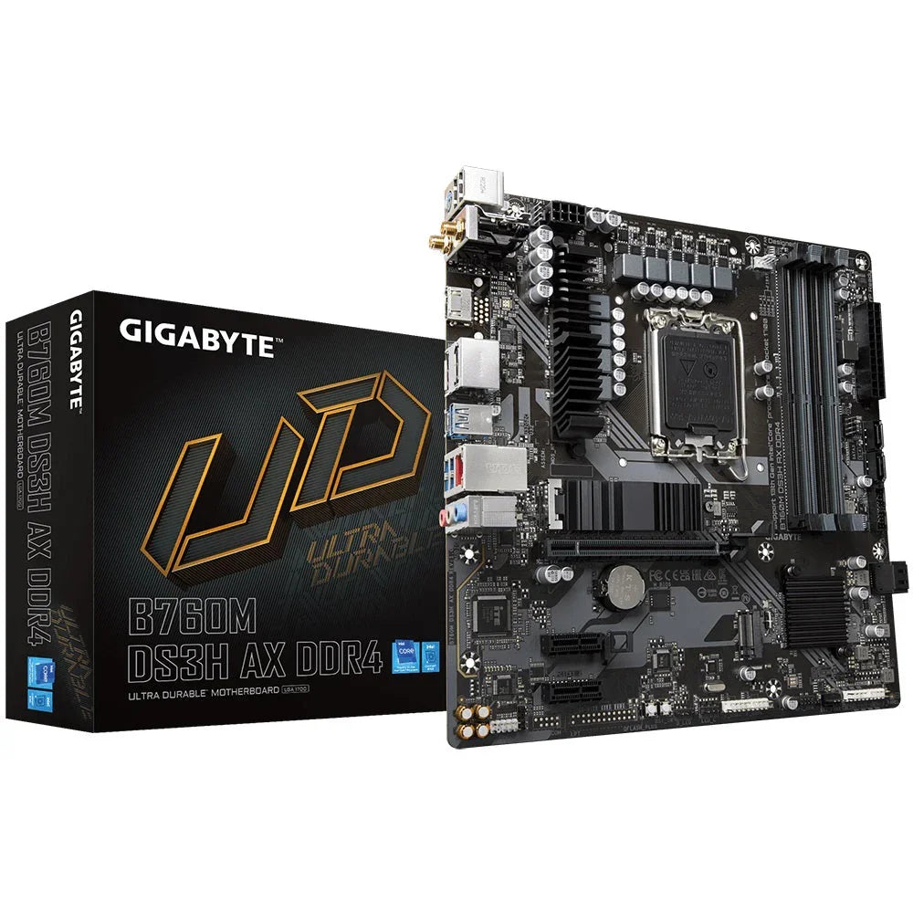 Gigabyte B760M DS3H AX DDR4 Motherboard LGA 1700 Micro-ATX
