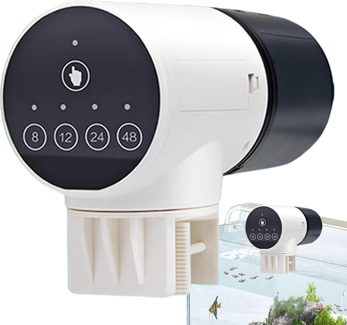 Automatic Fish Feeder Timer Rechargeable Moistureproof Aquarium