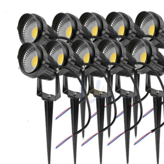 10X 12V LED waterproof Outdoor Garden Spotlights - Flea Market