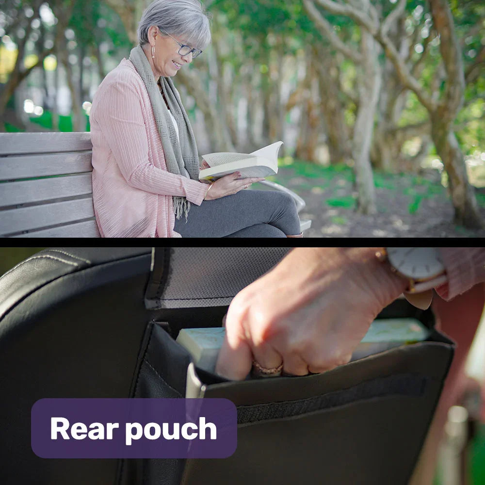 Mobility Scooter Electric 4 Wheel Portable Folding Red