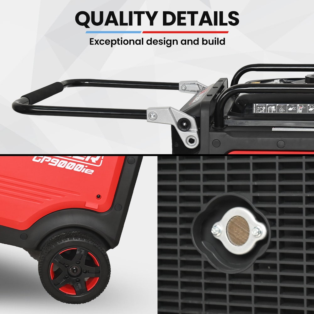 GENPOWER 8.5kW Inverter Generator - Remote Start ATS Compatible