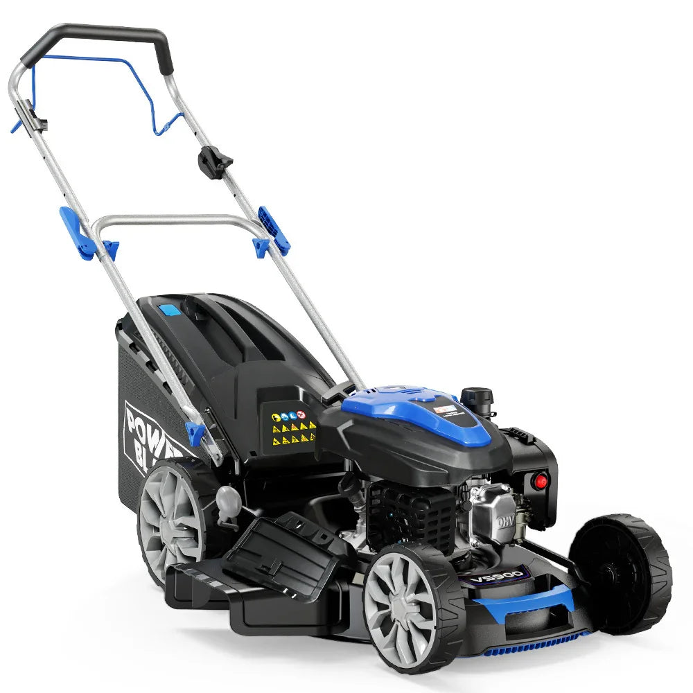 PowerBlade 20" Self-Propelled Petrol Lawn Mower 200cc