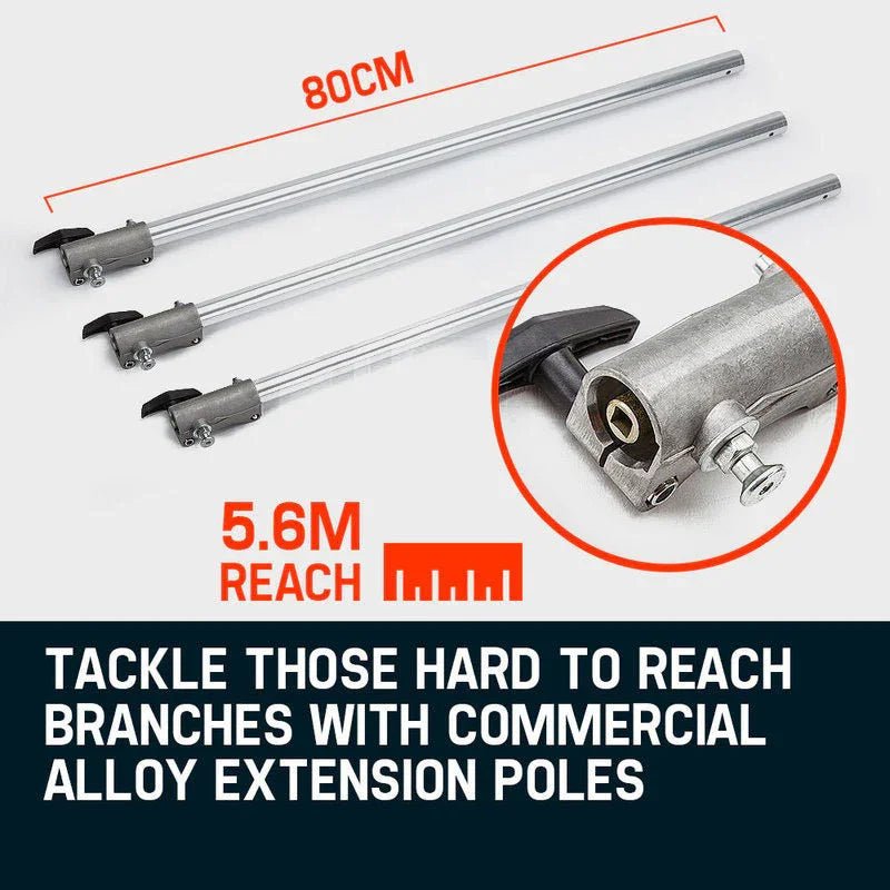 MTM 62CC Multi Tool - Pole Chainsaw, Hedge Trimmer, Brush Cutter & Whipper Snipper