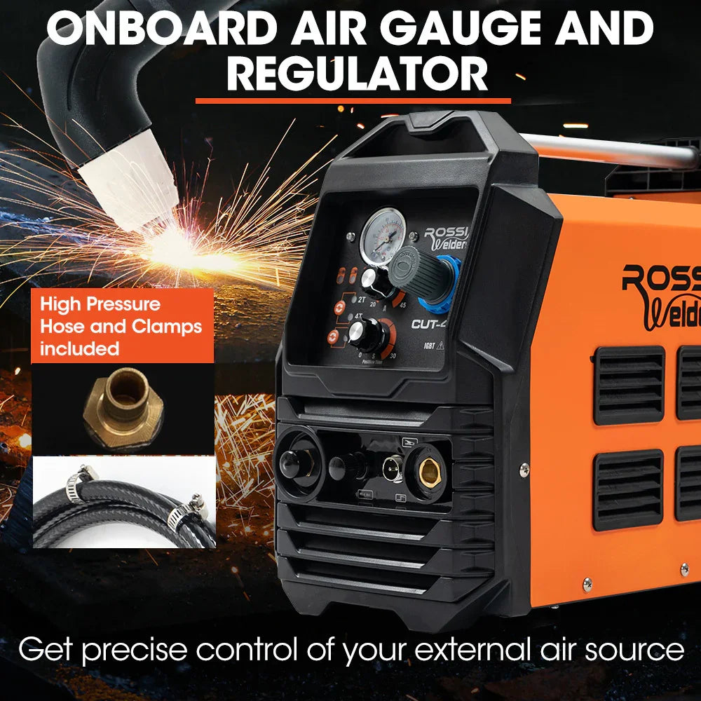 ROSSI 45A Plasma Cutter - Non-Touch Pilot Arc DC Inverter