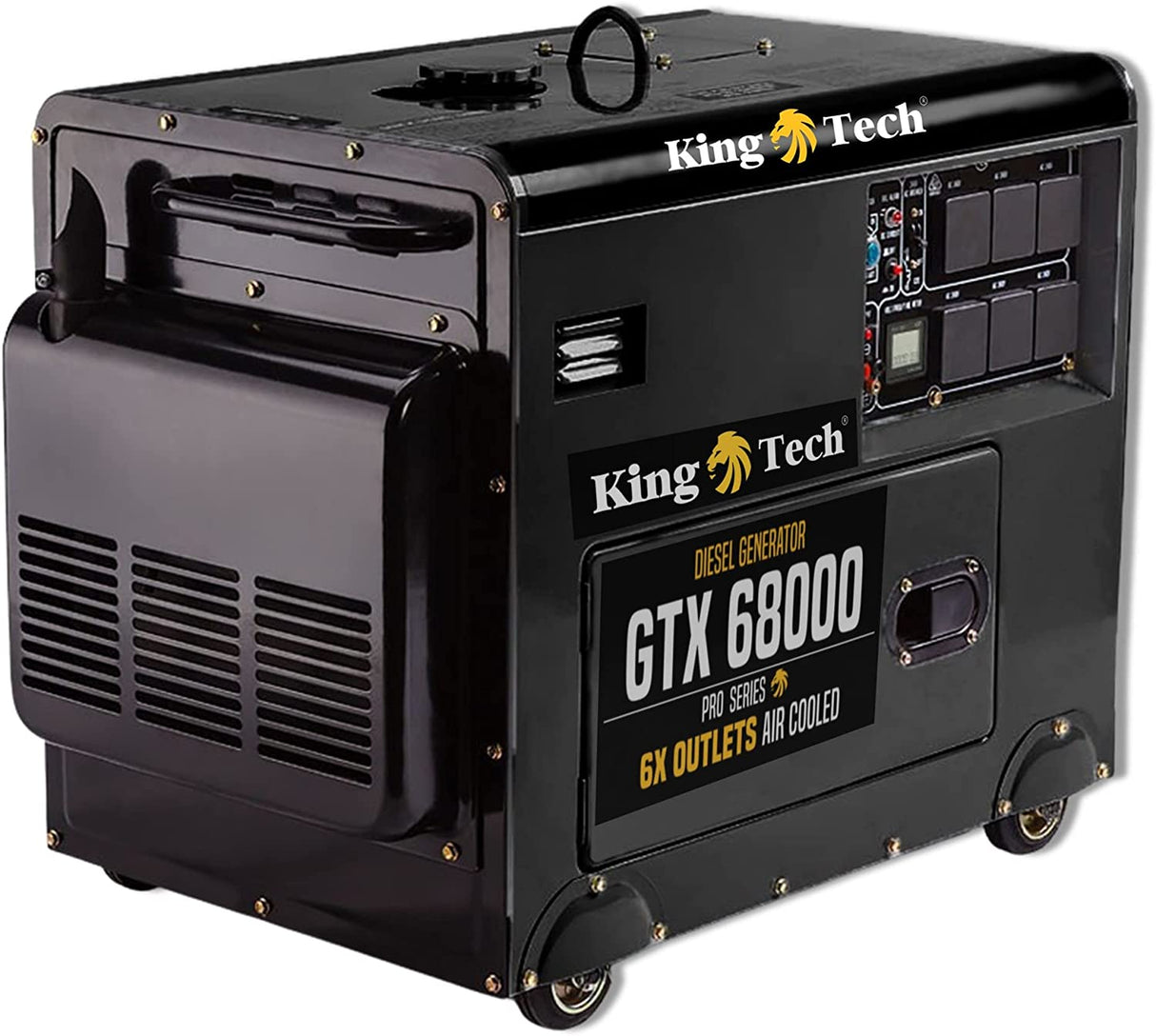 Diesel Generator 8.4kW - Single Phase 6kW Rated 13HP Portable
