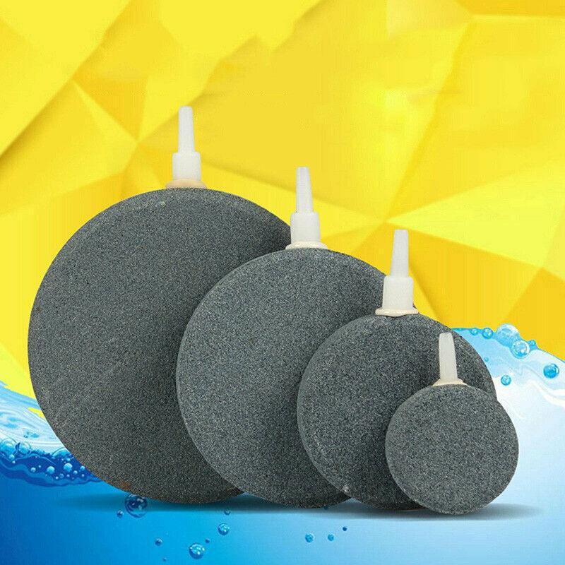 Aquarium Air Stone 8cm Round Disk Bubble Diffuser Ceramic