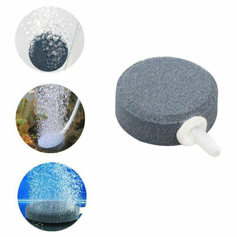 Aquarium Air Stone 8cm Round Disk Bubble Diffuser Ceramic