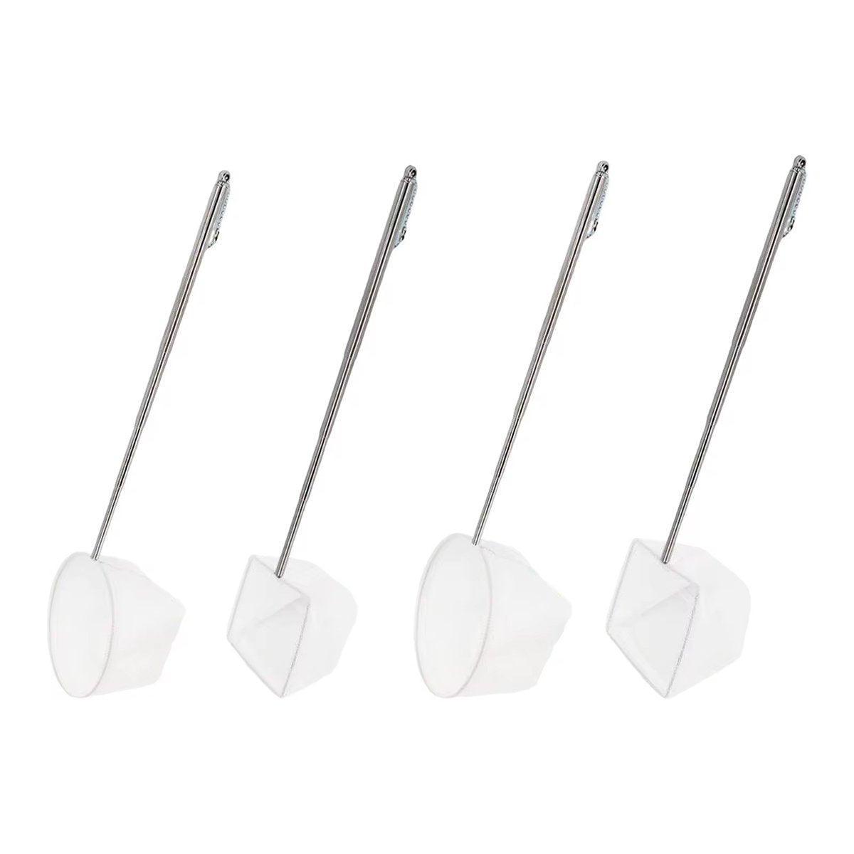 Aquarium Fish Net Retractable 13-39cm Square Small 5x6.5cm Stainless Steel