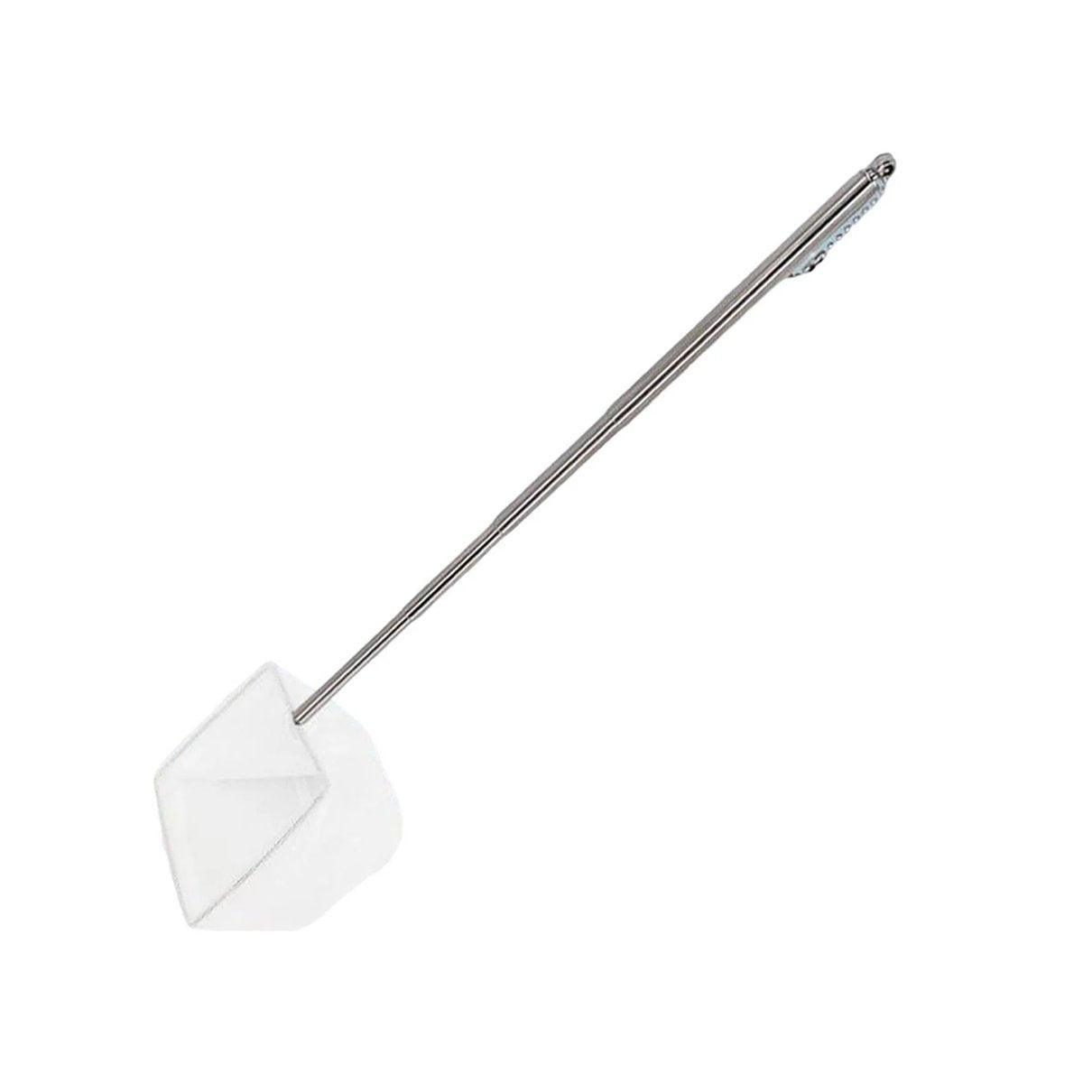 Aquarium Fish Net Retractable 13-39cm Square Small 5x6.5cm Stainless Steel