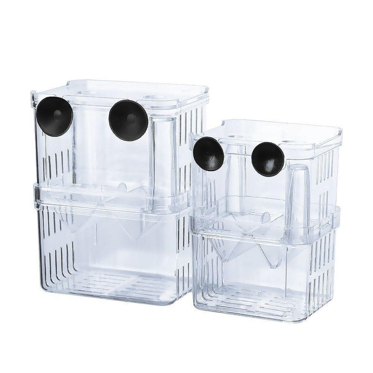 Aquarium Breeding Box 13x10x7cm Isolation Hatchery Guppy Fry